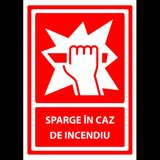 Indicator sparge in caz de incendiu